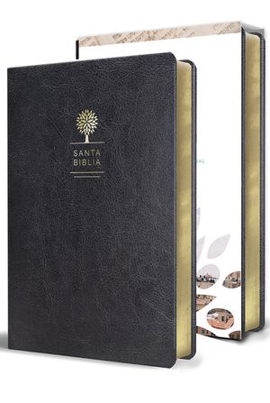 Biblia Reina Valera 1960 Letra Grande. S&iacute;mil Piel Color Negro, Tama&ntilde;o Manual / Spanish Holy Bible Rvr 1960. Handy Size, Large Print, Black Leathersoft image number 0