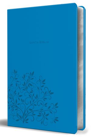 Biblia Reina Valera 1960 Letra Grande. S&iacute;mil Piel Azul, Tama&ntilde;o Manual / Spanish Holy Bible Rvr 1960. Handy Size, Large Print, Blue Leathersoft image number 0