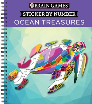 Brain Games - Sticker by Number: Ocean Treasures image number 0