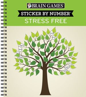 Brain Games - Sticker by Number: Stress Free (28 Images to Sticker) image number 0