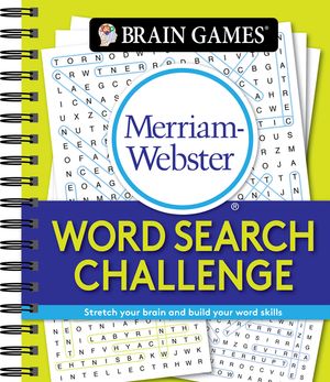 Brain Games - Merriam-Webster Word Search Challenge: Stretch Your Brain and Build Your Word Skills image number 0