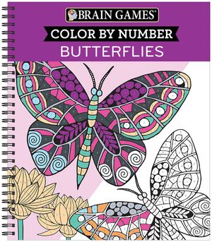 Brain Games - Color by Number: Butterflies image number 0
