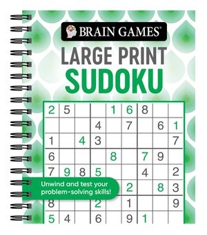 Brain Games - Large Print Sudoku (Swirls) image number 0