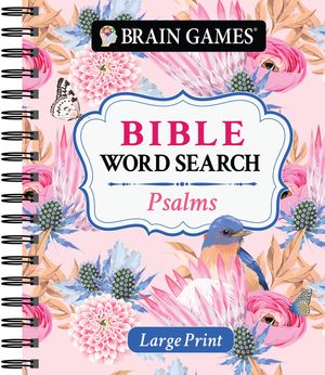 Brain Games - Large Print Bible Word Search: Psalms image number 0