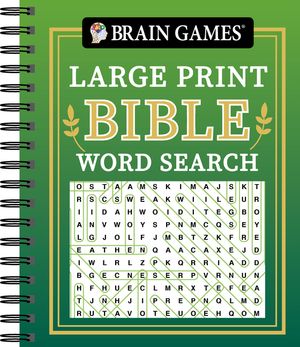 Brain Games - Large Print Bible Word Search image number 0