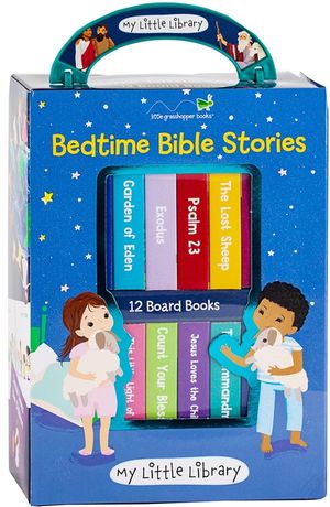 My Little Library: Bedtime Bible Stories (12 Board Books) image number 0