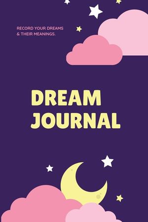 Dream Journal: Record Your Dreams Diary, Reflect & Remeber, Logbook, Writing Notebook, Gift, Book image number 0