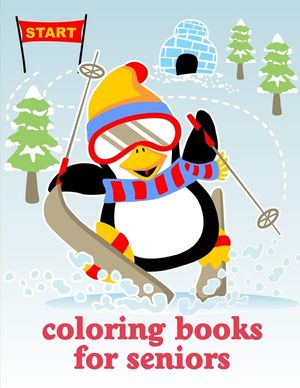 Coloring Books For Seniors: Christmas Book, Easy and Funny Animal Images image number 0