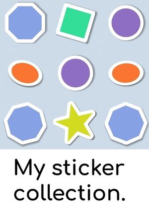 My sticker collection: A book to keep your sticker collection in! image number 0