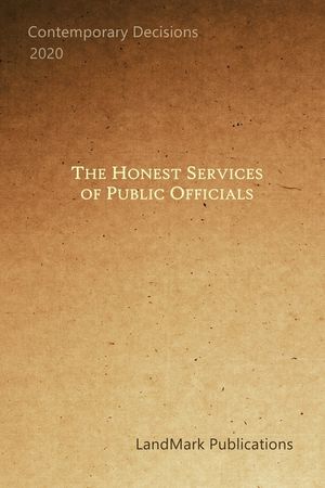 The Honest Services of Public Officials: Portable Edition image number 0