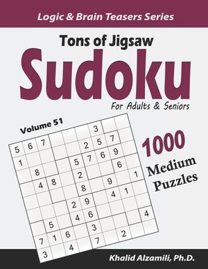 Tons of Jigsaw Sudoku for Adults & Seniors: 1000 Medium Puzzles image number 0