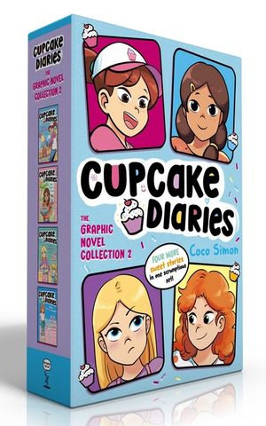 Cupcake Diaries the Graphic Novel Collection 2 (Boxed Set): Katie, Batter Up! the Graphic Novel; Mia's Baker's Dozen the Graphic Novel; Emma All Stirr image number 0