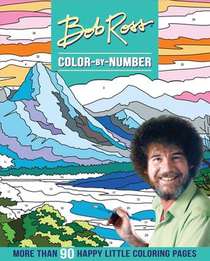 Bob Ross Color-By-Number image number 0