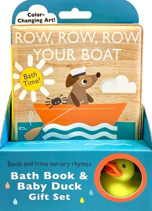 Touch and Trace Nursery Rhymes: Row, Row, Row Your Boat Bath Book image number 0