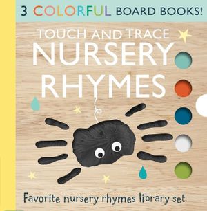 Touch and Trace Nursery Rhymes 3-Book Set: Itsy Bitsy Spider, Hey Diddle Diddle, This Little Piggy image number 0
