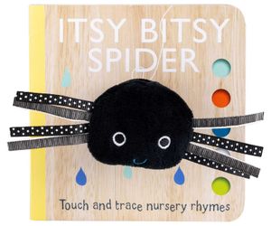 Touch and Trace Nursery Rhymes: Itsy Bitsy Spider Finger Puppet Book image number 0