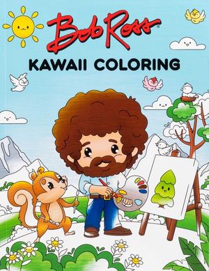 Bob Ross Kawaii Coloring image number 0