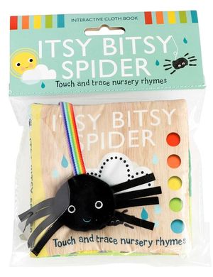 Touch and Trace Nursery Rhymes: Itsy Bitsy Spider Cloth Book image number 0