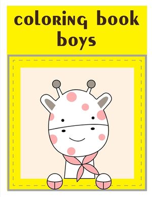 Coloring Book Boys: Cute Christmas Animals and Funny Activity for Kids image number 0