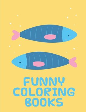 Funny Coloring Books: Funny animal picture books for 2 year olds image number 0