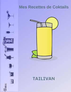 Mes Recettes De Coktails: Toutes vos recettes, vos inventions, vos exp&eacute;riences glan&eacute;es au fil des ans... image number 0
