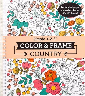 Color & Frame - Country (Adult Coloring Book) image number 0