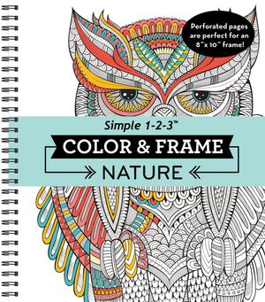 Color & Frame - Nature (Adult Coloring Book) image number 0