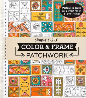 Color & Frame - Patchwork (Adult Coloring Book) image number 0