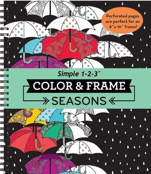 Color & Frame - Seasons (Adult Coloring Book) image number 0