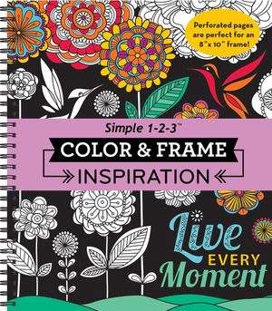 Color & Frame - Inspiration (Adult Coloring Book) image number 0