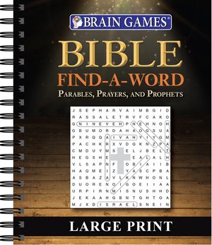 Brain Games - Bible Find a Word - Large Print image number 0