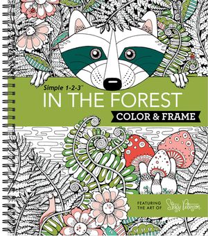Color & Frame - In the Forest (Adult Coloring Book) image number 0