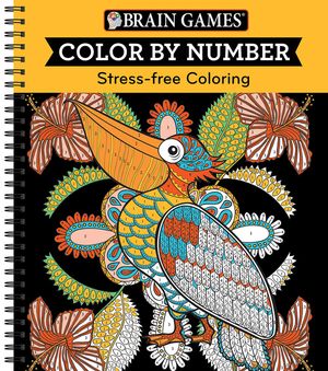 Brain Games - Color by Number: Stress-Free Coloring (Orange) image number 0