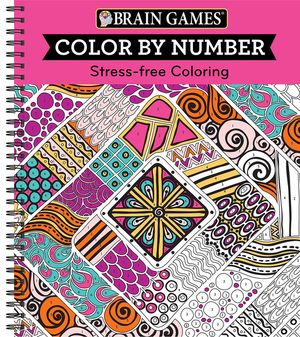 Brain Games - Color by Number: Stress-Free Coloring (Pink) image number 0