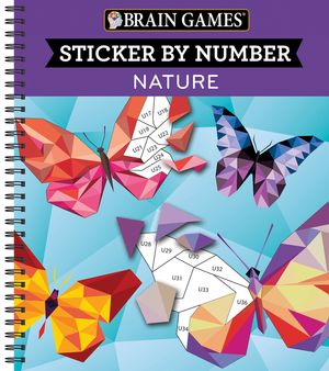Brain Games - Sticker by Number: Nature (28 Images to Sticker) image number 0