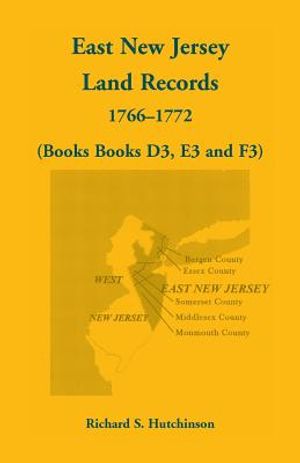East New Jersey Land Records, 1766-1772 (Books D3, E3 and F3) image number 0