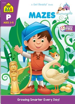 School Zone Mazes Workbook image number 0