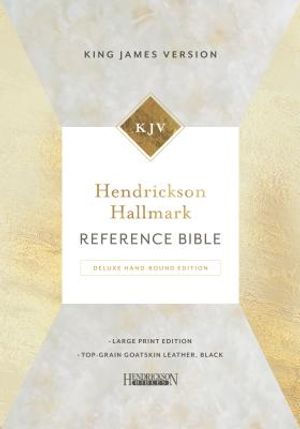 Hendrickson Hallmark Reference Bible: Deluxe Handbound Edition (Genuine Leather): King James Large Print Version image number 0