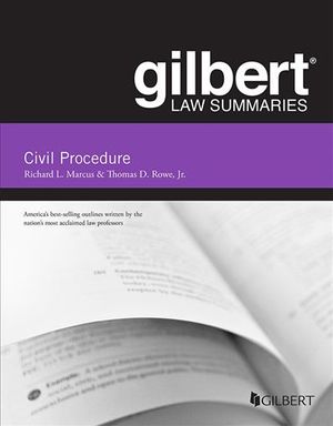 Gilbert Law Summary on Civil Procedure image number 0