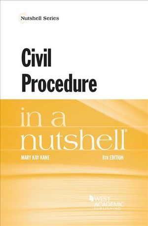 Civil Procedure in a Nutshell image number 0