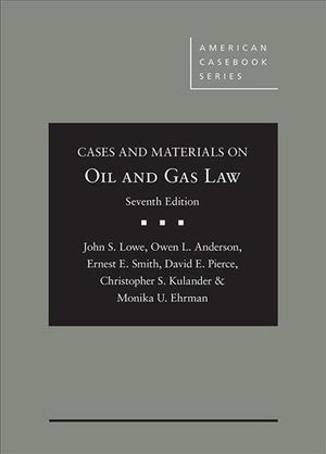 Cases and Materials on Oil and Gas Law image number 0