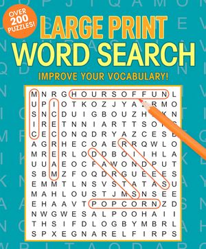 Large Print Word Search image number 0
