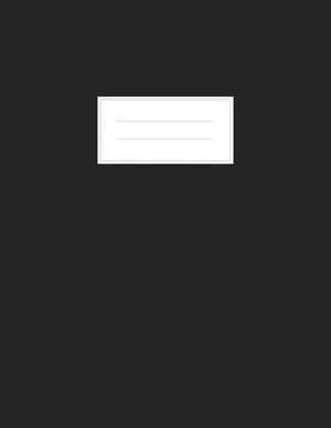Ramsey & Todd Journal Diary Notebook Sketchbook Black Matte Hard Cover Lined 8.5 X 11 Inches 50lb White Paper 192 Pages image number 0