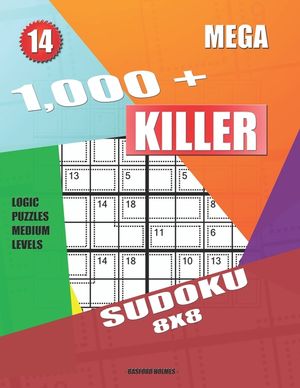 1,000 + Mega sudoku killer 8x8: Logic puzzles medium levels image number 0