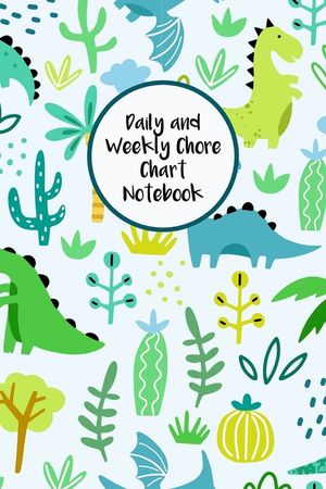 Daily and Weekly Chore Chart Notebook: Responsibility Tracker for Children With Coloring Section image number 0