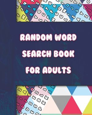 Large Print Word-Finds Puzzle - Random Word Search Book for Adults - 100 Puzzles image number 0