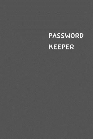 Password Keeper: Size (6 x 9 inches) - 100 Pages - Anchor Cover: Keep your usernames, passwords, social info, web addresses and securit image number 0