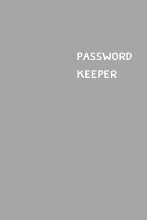 Password Keeper: Size (6 x 9 inches) - 100 Pages - Coin Cover: Keep your usernames, passwords, social info, web addresses and security image number 0