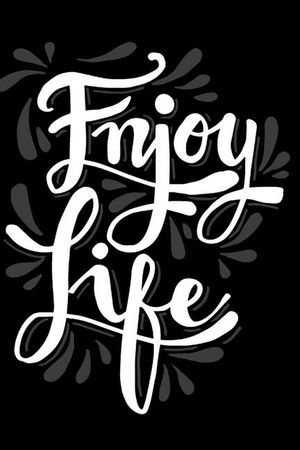 Enjoy Life: Feel Good Reflection Quote for Work - Employee Co-Worker Appreciation Present Idea - Office Holiday Party Gift Exchang image number 0