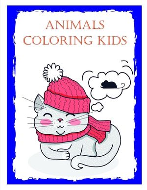 Animals coloring kids: Adorable Animal Designs, funny coloring pages for kids, children image number 0